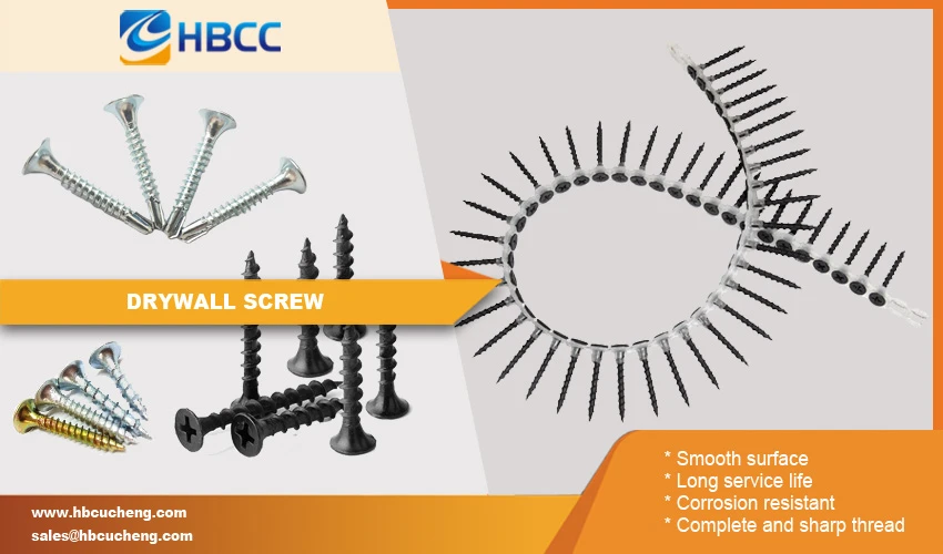 black phosphate drywall screws advantage