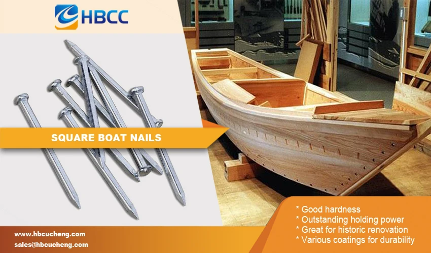 square boat nails