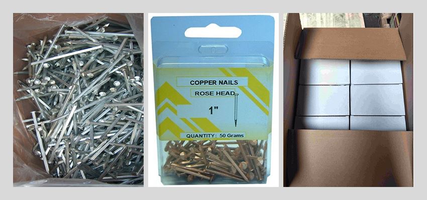 square nail with galvanized