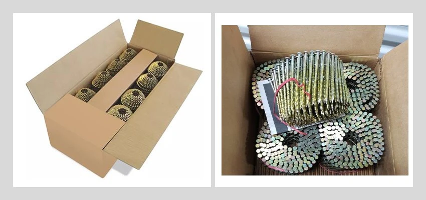 Screw Wire Coil Nail packages