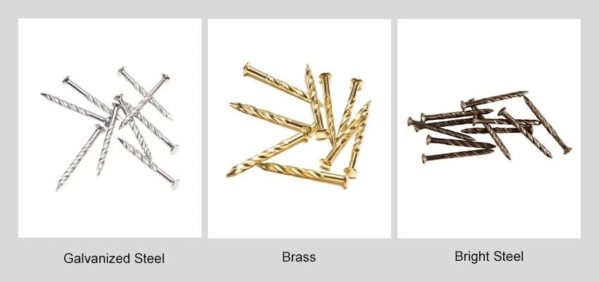 galvanized screw shank nails types