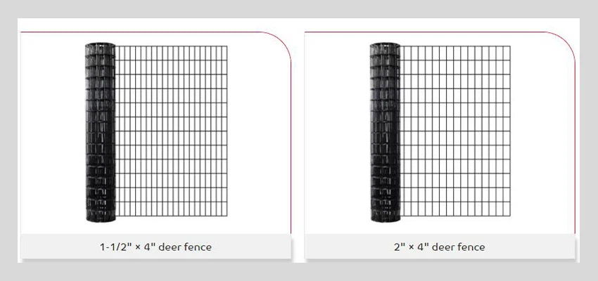 deer fence types